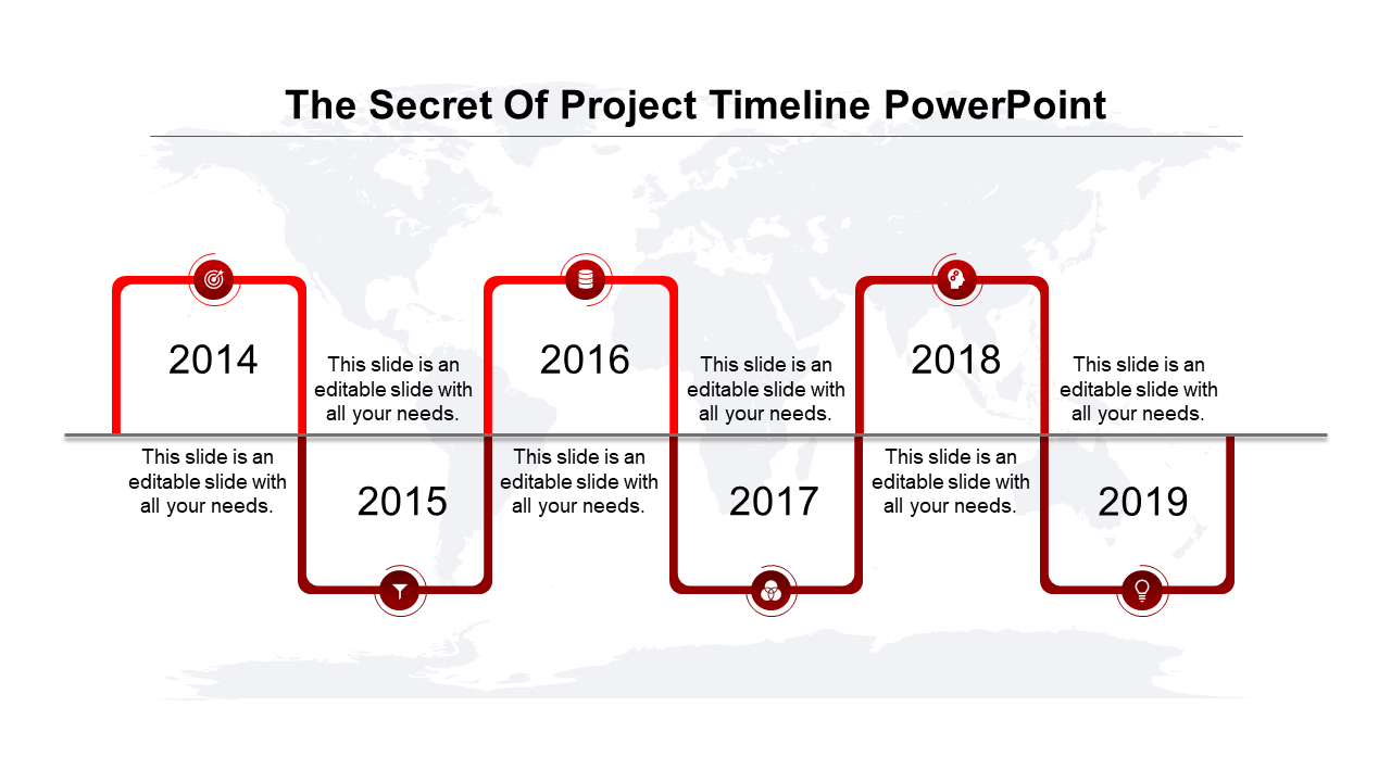 Elegant Project Timeline Template PowerPoint Presentation